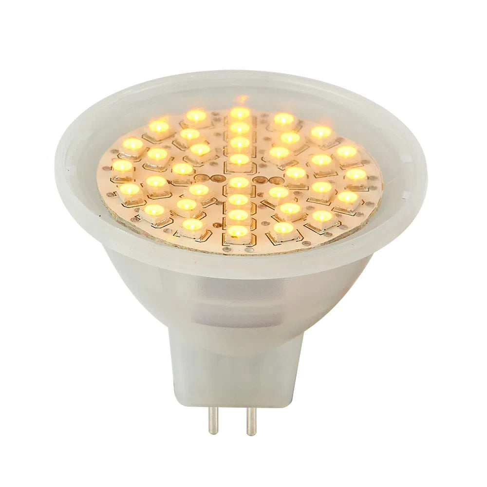 KIT DE 10 PIEZAS DE FOCO LED TECNOLITE TIPO MR16 2.3W LUZ AMARILLA BASE GX5.3
