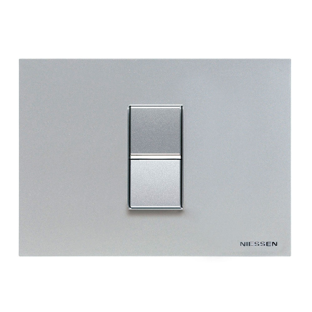 KIT DE 6 APAGADORES SENCILLO 1 MÓDULO PLATA ESTEVEZ ZENIT