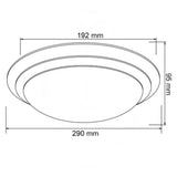 KIT DE 2 PIEZAS DE LAMPARA DE INTERIOR IRLANDA TECNOLITE PARA SOBREPONER BASE E27