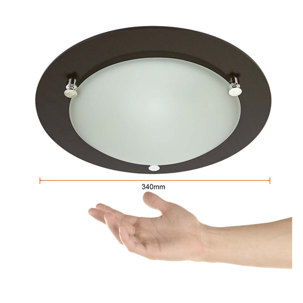 KIT DE 2 PIEZAS DE LAMPARA DE INTERIOR FORLI TECNOLITE PARA SOBREPONER BASE E27