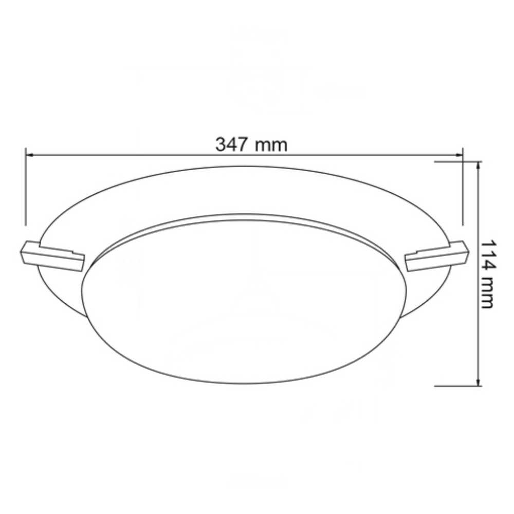 KIT DE 2 PIEZAS DE LAMPARA DE INTERIOR LAZIO TECNOLITE PARA SOBREPONER BASE E27