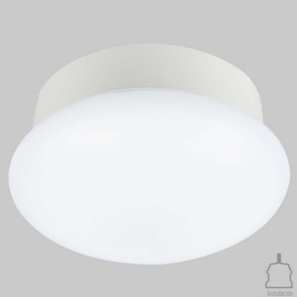 KIT DE 3 PIEZAS DE LÁMPARA DE INTERIOR LED TECNOLITE COLUMBUS 13W LUZ DE DÍA BASE E27 CONEXIÓN DIRECTA AL SOCKET