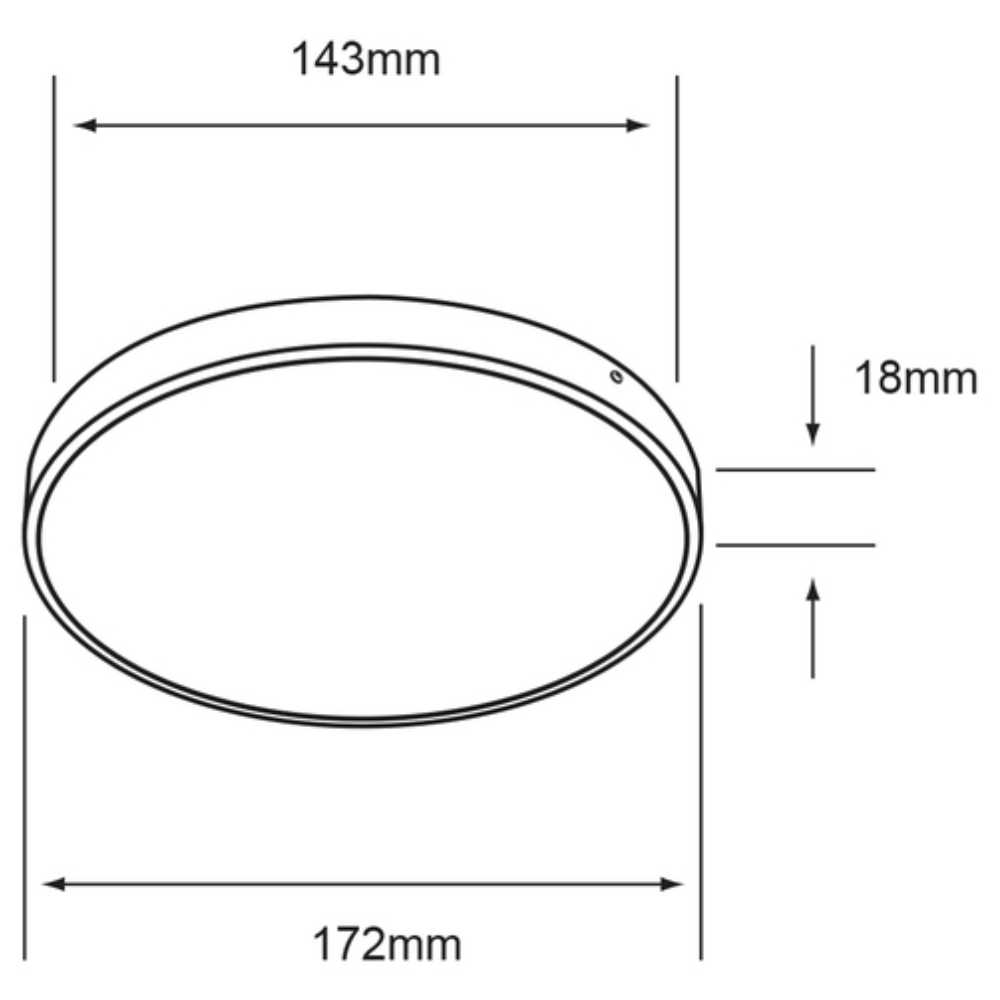 KIT DE 2 PIEZAS DE LAMPARA DE INTERIOR LED IBIZA TECNOLITE SOBREPONER EMPOTRABLE BOTE INTEGRAL 9W LUZ SUAVE CALIDA