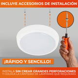 KIT DE 3 PIEZAS DE LÁMPARA DE INTERIOR LED TECNOLITE PADANG PARA SOBREPONER 10W LUZ DE DÍA