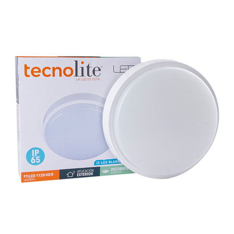KIT DE 2 PIEZAS DE LAMPARA LED LACERTA I TECNOLITE PARA SOBREPONER 18W LUZ BLANCA NEUTRA TECNOLITE