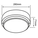 KIT DE 2 PIEZAS DE LAMPARA LED LACERTA I TECNOLITE PARA SOBREPONER 18W LUZ BLANCA NEUTRA TECNOLITE