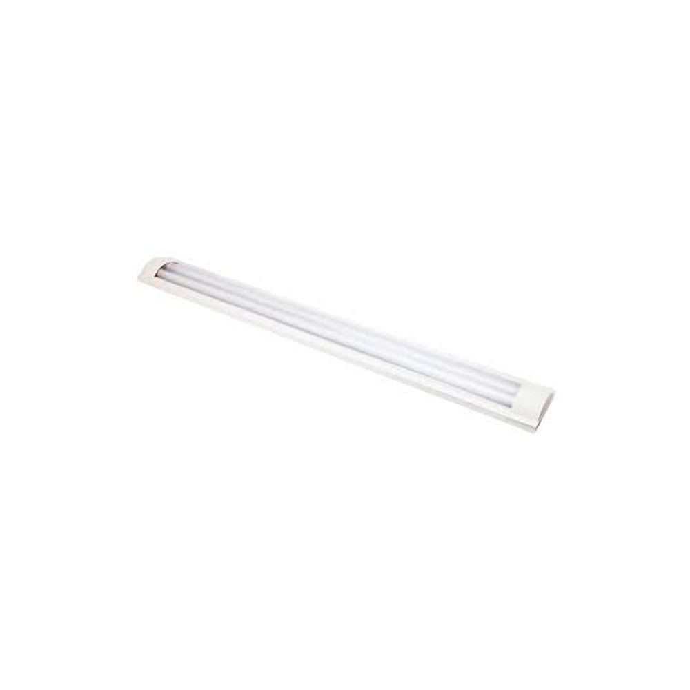 KIT 2 GABINETES SLIM T8 LED 2X17W 90-290V CUBIERTA ACRILICO LUZ FRIA S240LED MEGAMEX