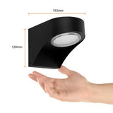 KIT DE 2 PIEZAS DE LAMPARA DE EXTERIOR LED VALETA TECNOLITE PARA SOBREPONER 3W LUZ BLANCA NEUTRA IP44 BASE GX53