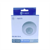 KIT DE 3 SENSORES DE MOVIMIENTO DE 360 GRADOS COLOR BLANCO PARA SOBREPONER EN TECHO TRIPLE SENSORES INFRARROJO TECNOLITE