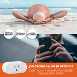 KIT DE 4 PIEZAS DE CLAVIJA INTERIOR BLANCO MAX 15A FORCE