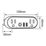 KIT DE 3 PIEZAS DE SMART PLUG 2 S 0.7W100-240VCA1905W15A