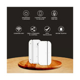 KIT DE 4 PIEZAS DE SENSOR DE APERTURA TECNOLITE OPEN ALERT PARA PUERTAS VENTANAS O CAJONES COMPATIBLE CON APP MOVIL Y ASISTENTES DE VOZ
