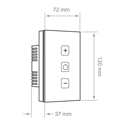 KIT DE 2 PIEZAS DE DIMMER 1C WIFI C/NEUTRO COLOR BLANCO