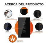 KIT DE 2 PIEZAS DE DIMMER 1C WIFI C/NEUTRO COLOR NEGRO