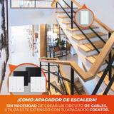 KIT DE 7 PIEZAS DE CONTROL SWITCH 3 INTERRUPTORES C/ATENUADOR S/P .6W 3VCD NEGRO