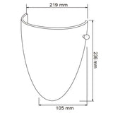 KIT DE 2 PIEZAS DE LAMPARA DE INTERIOR FOGGIA TECNOLITE PARA SOBREPONER BASE E27