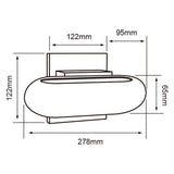 KIT DE 2 PIEZAS DE LÁMPARA DE INTERIOR CLEEÍA II TECNOLITE PARA SOBREPONER BASE G9
