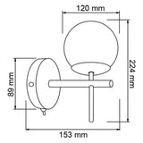 KIT DE 2 PIEZAS DE LÁMPARA DE INTERIOR GRESSAN TECNOLITE PARA SOBREPONER BASE G9