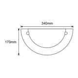 KIT DE 2 PIEZAS DE LÁMPARA DE INTERIOR TECNOLITE FORLI I PARA SOBREPONER BASE E27