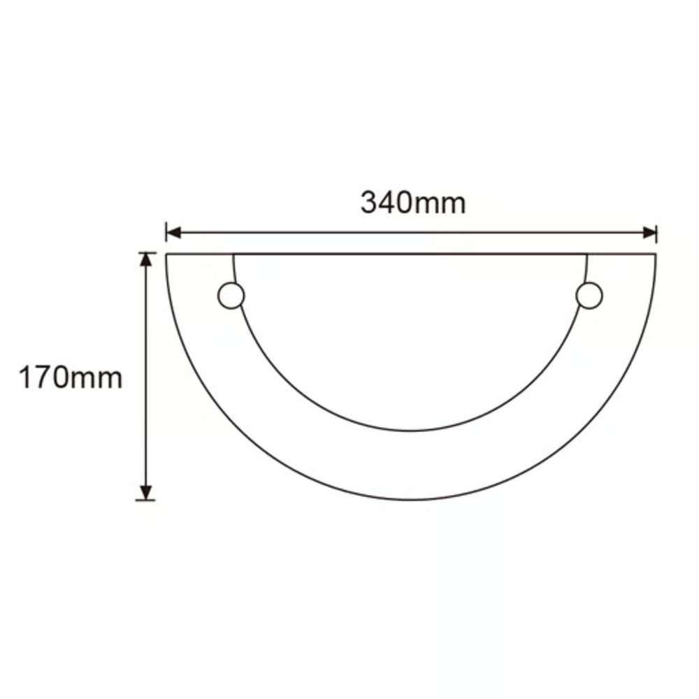 KIT DE 2 PIEZAS DE LÁMPARA DE INTERIOR TECNOLITE FORLI I PARA SOBREPONER BASE E27
