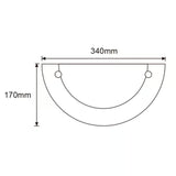 KIT DE 2 PIEZAS DE LÁMPARA DE INTERIOR TECNOLITE FORLI I PARA SOBREPONER BASE E27