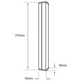 KIT DE 2 PIEZAS DE LAMPARA DE INTERIOR LED PORVOO TECNOLITE PARA SOBREPONER 7W LUZ BLANCA NEUTRA