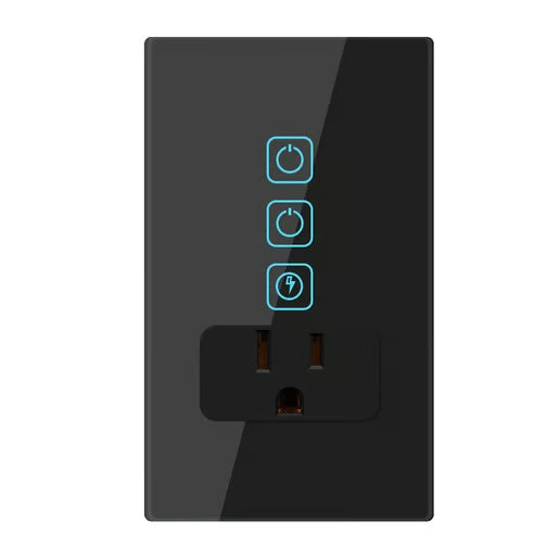 KIT DE 2 PIEZAS DE SWITCH SMART 2C + SMART PLUG 16A NEGRO