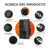 KIT DE 2 PIEZAS DE SWITCH SMART 2C + SMART PLUG 16A NEGRO