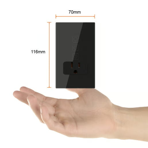 KIT DE 2 PIEZAS DE SWITCH SMART 2C + SMART PLUG 16A NEGRO