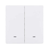 KIT DE 9 PIEZAS DE CONTROL SWITCH 2 INTERRUPTORES ***BLANCO*** .6W 3VCD