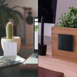 KIT DE 7 PIEZAS DE CONTROL SWITCH 3 INTERRUPTORES ***NEGRO*** S/P .6W 3VCD