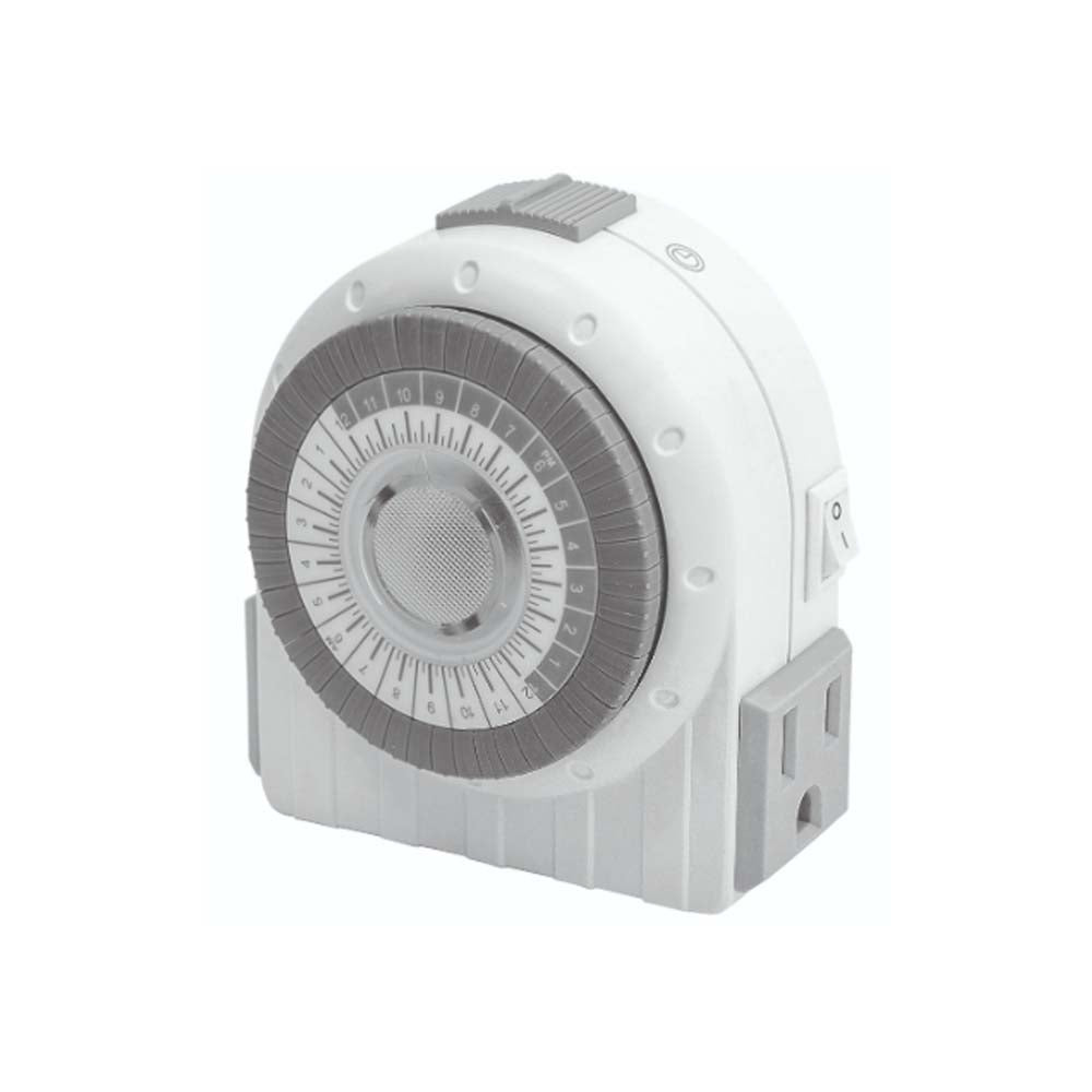 TEMPORIZADOR (TIMER) MECANICO P/INTERIOR DOBLE CONTACTO