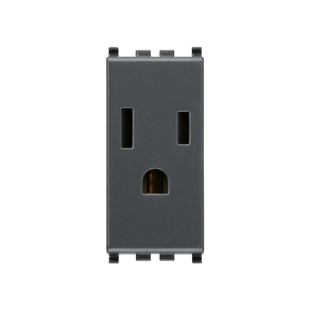 4 PACK TOMACORRIENTE SICURY 15A/127V. GRIS V20242 VIMAR