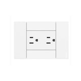 TOMACORRIENTE DUPLEX 2P+T PROTECCION INFANTIL 3 MOD 15A, 127-250V LIVING NOW