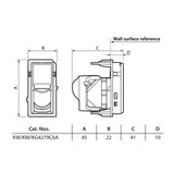 CONECTOR RJ45 UTP 1 MOD. TOOLLESS CAT. 6A BLANCO LIVING NOW