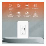 KIT DE 3 PIEZAS DE ENCHUFE WIFI 2 SALIDAS .5W 100-240VCA