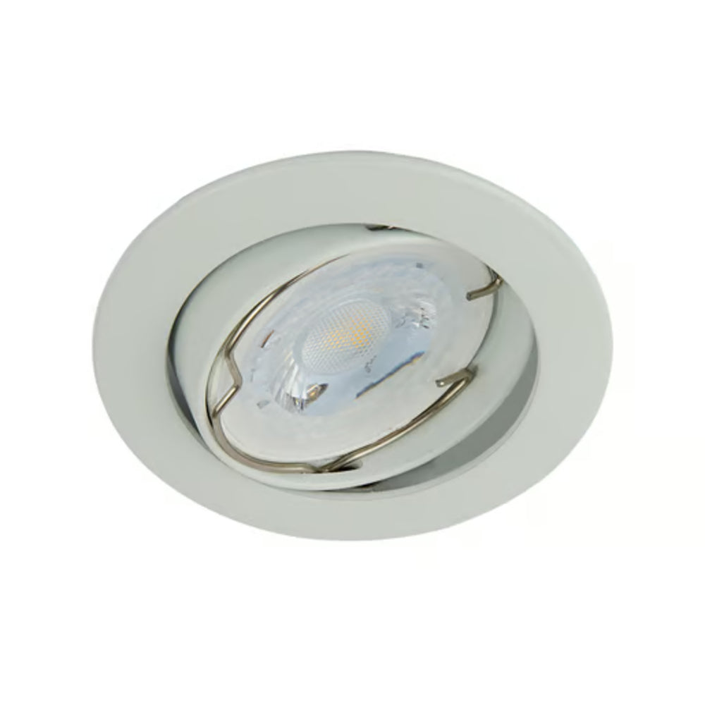 KIT DE 14 PIEZAS DE LÁMPARA DE INTERIOR EMPOTRABLE ANDORA TECNOLITE POTENCIA MÁXIMA 50W BASE GX5.3 FOCO MR16 NO INCLUIDO BLANCO