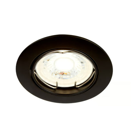 KIT DE 13 PIEZAS DE LÁMPARA DE INTERIOR EMPOTRABLE ANDORA TECNOLITE POTENCIA MÁXIMA 50W BASE GX5.3 FOCO MR16 NO INCLUIDO NEGRO *** OFRECER 46617 ***