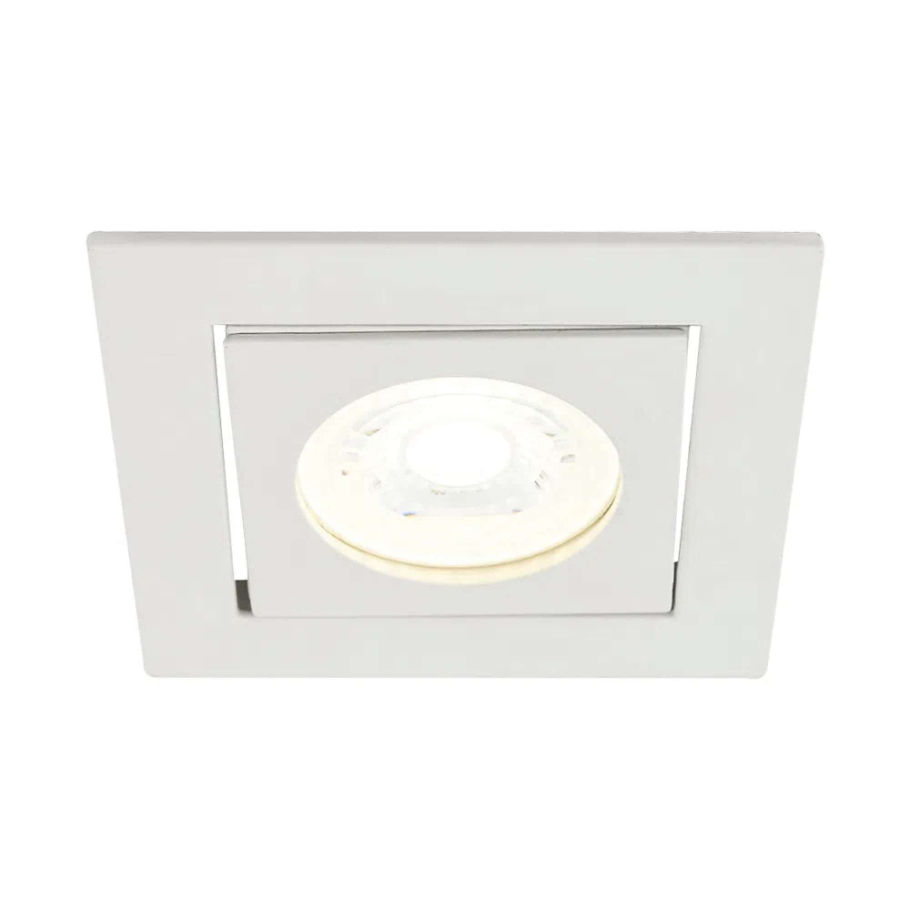 KIT DE 9 PIEZAS DE LAMPARA DE INTERIROR EMPOTRABLE ANZIO TECNOLITE POTENCIA MAXIMA 50W BASE GX5.3 FOCO MR16 NO INCLUIDO