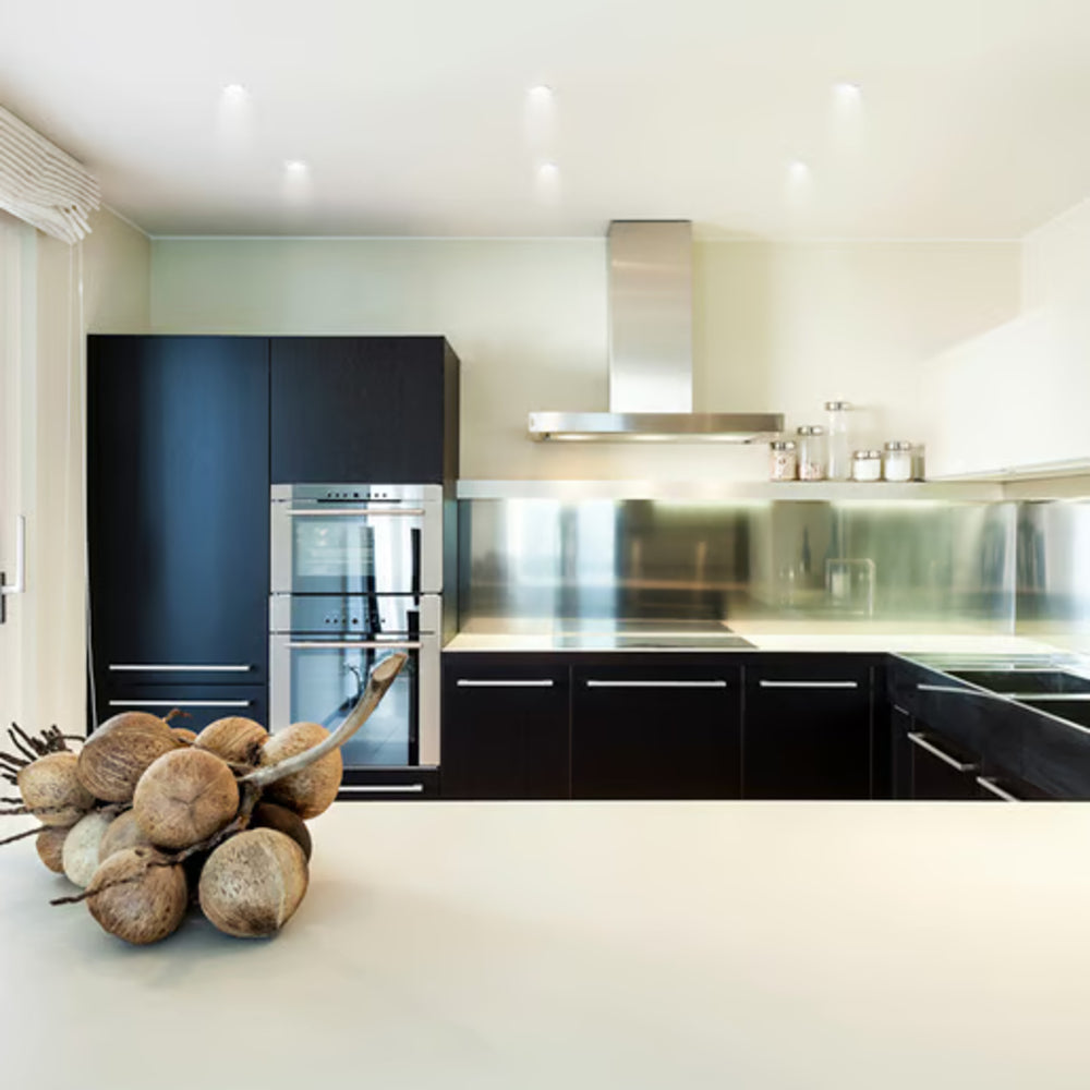 KIT DE 9 PIEZAS DE LÁMPARA DE INTERIROR EMPOTRABLE ACERRA TECNOLITE POTENCIA MÁXIMA 50W BASE GX5.3 FOCO MR16 NO INCLUIDO BLANCO