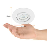 KIT DE 9 PIEZAS DE LÁMPARA DE INTERIROR EMPOTRABLE ACERRA TECNOLITE POTENCIA MÁXIMA 50W BASE GX5.3 FOCO MR16 NO INCLUIDO BLANCO