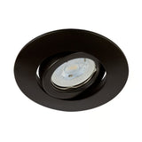 KIT DE 8 PIEZAS DE LÁMPARA DE INTERIROR EMPOTRABLE ACERRA TECNOLITE POTENCIA MÁXIMA 50W BASE GX5.3 FOCO MR16 NO INCLUIDO NEGRO