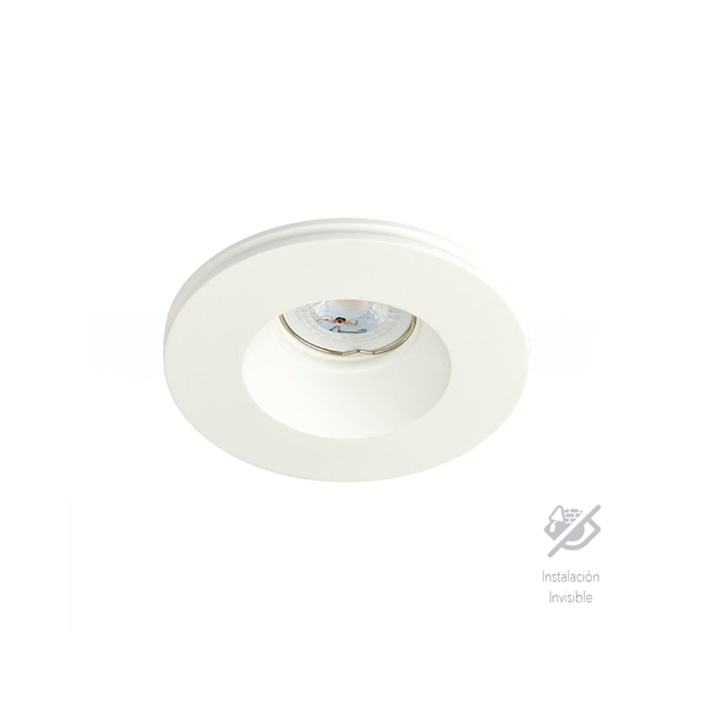 KIT DE 3 PIEZAS DE LAMPARA DE INTERIOR EMPOTRABLE AHMEDABAD TECNOLITE DE YESO SIN MARCO POTENCIA MAXIMA 60W BASE GX5.3 FOCOS M16 NO INCLUIDO