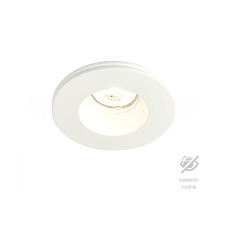 _KIT DE 3 PIEZAS DE LAMPARA DE INTERIOR EMPOTRABLE AHMEDABAD TECNOLITE DE YESO SIN MARCO POTENCIA MAXIMA 60W BASE GX5.3 FOCOS M16 NO INCLUIDO