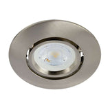 KIT DE 7 PIEZAS DE LÁMPARA DE INTERIOR EMPOTRABLE ASTI TECNOLITE POTENCIA MÁXIMA 50W BASE GX5.3 FOCO MR16 NO INCLUIDO SATINADO