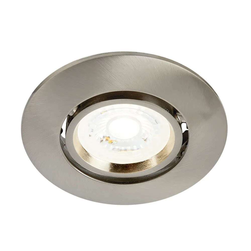 KIT DE 7 PIEZAS DE LÁMPARA DE INTERIOR EMPOTRABLE ASTI TECNOLITE POTENCIA MÁXIMA 50W BASE GX5.3 FOCO MR16 NO INCLUIDO SATINADO