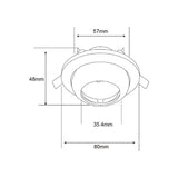 KIT DE 14 PIEZAS DE LAMPARA EMPOTRABLE TECNOLITE ACARI I 35W BASE G4 BLANCO