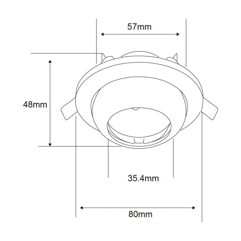 KIT DE 13 PIEZAS DE LAMPARA EMPOTRABLE TECNOLITE ACARI I 35W BASE G4 SATINADO