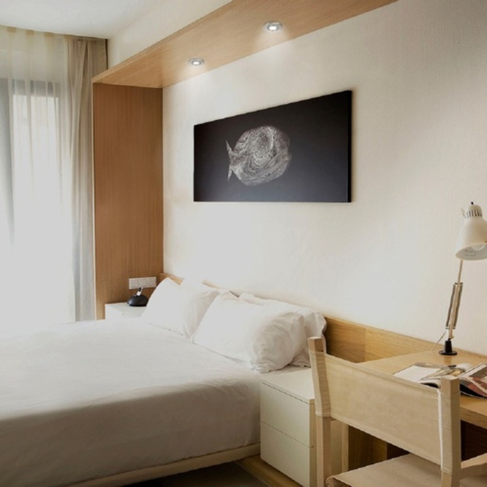 KIT DE 13 PIEZAS DE LAMPARA DE INTERIOR EMPOTRABLE BARI TECNOLITE BASE G4 SATINADO