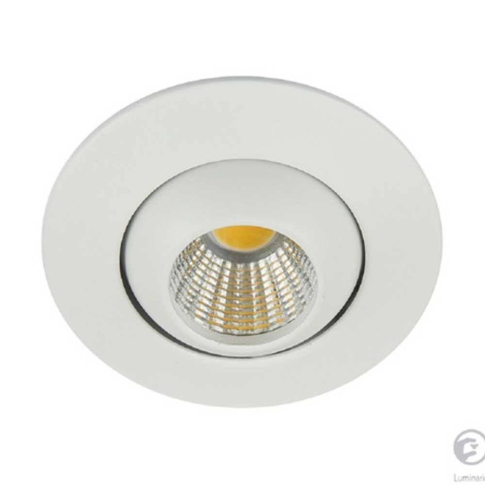 KIT DE 4 PIEZAS DE LAMPARA EMPOTRABLE TECNOLITE ABEBA 4W LUZ SUAVE CALIDA BLANCO